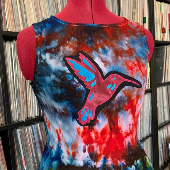 ice dyed hummingbird festival spinner colibrí 🌈♻️ - Picture 12 of 14